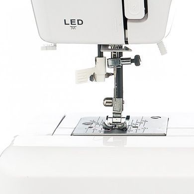 Janome Швейная машина iSEW C25, электромех., 62Вт, 25 шв.оп., петля полуавтомат, белый + розовый ISEW-C25 фото