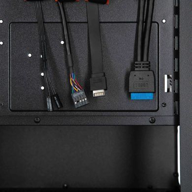 2E Gaming Корпус Dominator Pro G2302W, без БЖ 2xUSB3.0, 1xUSBType-C, 4x120мм ARGB, VGA 380мм, LCS ready, контролер з пультом, TG Side Panel, TG/Mesh Front panel, ATX, чорний 2E-G2302B фото