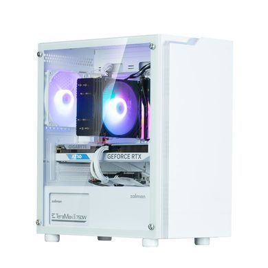 Zalman Корпус T4 Plus без БП, 2xUSB3.0, 1xUSB2.0, 1x120мм ARGB, VGA 3200мм, TG Side Panel, mATX, белый T4PLUSWHITE фото