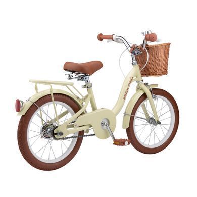 Miqilong Детский велосипед LS 16" бежевый RBB-LS16-BEIGE фото