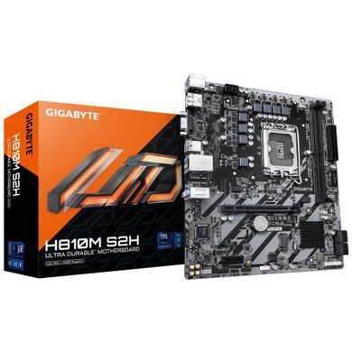 Gigabyte Материнська плата H810M S2H s1851 H810 2xDDR5 HDMI DP D-Sub mATX H810M_S2H фото