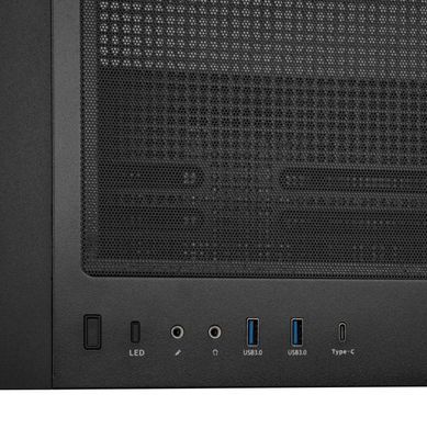 2E Gaming Корпус Dominator Pro G2302W, без БЖ 2xUSB3.0, 1xUSBType-C, 4x120мм ARGB, VGA 380мм, LCS ready, контролер з пультом, TG Side Panel, TG/Mesh Front panel, ATX, чорний 2E-G2302B фото