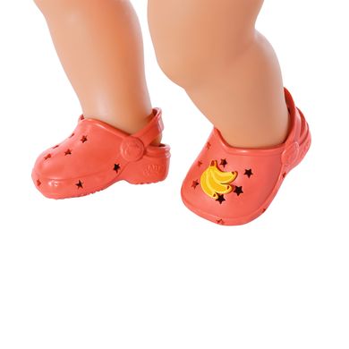 Обувь для куклы BABY BORN - САНДАЛИИ С ЗНАЧКАМИ (на 43 сm, красные) 831809-4 фото