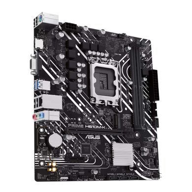 ASUS Материнcкая плата PRIME H610M-K s1700 H610 2xDDR5 M.2 HDMI D-Sub mATX 90MB1GA0-M0EAY0 фото
