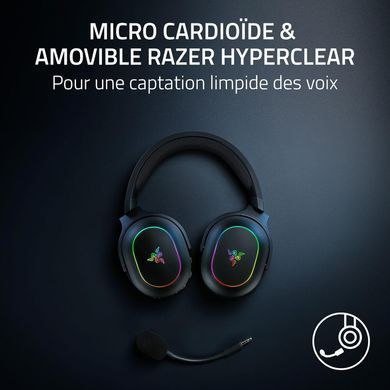 Razer Гарнітура ігрова Barracuda X Chroma, BT/WL, RGB, чорний RZ04-05220100-R3M1 фото
