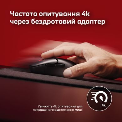 HyperX Мишь Pulsefire SAGA PRO, RGB, USB-A/WL/BT, черный A2PB2AA фото