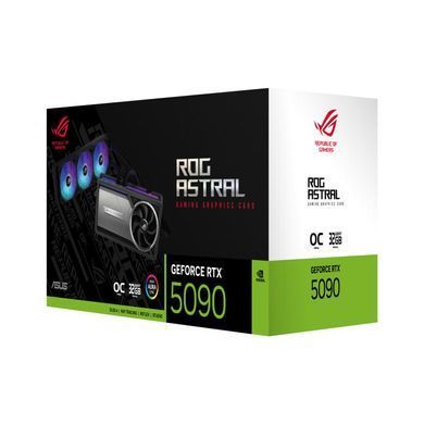 ASUS Відеокарта GeForce RTX 5090 32GB GDDR6 ROG-ASTRAL-LC-RTX5090-O32G-GAMING 90YV0LW2-M0NA00 фото