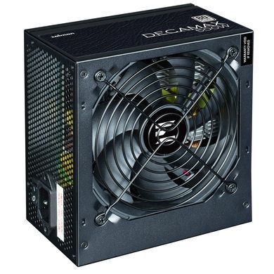 Zalman Блок питания Decamax (500W) 85%, 80 Plus, 120мм, 1xMB 24pin(20+4), 1xCPU 8pin(4+4), 3xMolex, 4xSATA, 2xPCIe 8pin(6+2) ZM500-LX3 фото
