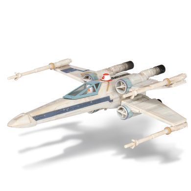 Star Wars Ігрова колекційна фігурка Medium Vehicle Транспорт та фігурка X-Wing (Blue 1) + Antoc Merric & R2-R9 12.5см SWJ0025 фото