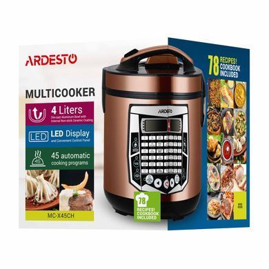 ARDESTO Мультиварка MC-X45CH Led дисплей 45 программ/книга 78 рецептов/ шампань MC-X45CH фото