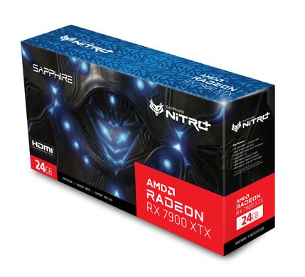 Відеокарта Sapphire Radeon RX 7900 XTX 24GB GDDR6 Nitro+ Gaming OC VAPOR-X 11322-01-40G фото