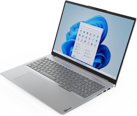Lenovo Ноутбук ThinkBook 16-G6 16" WUXGA IPS AG, Intel i5-13420H, 16GB, F512GB, UMA, DOS, серый 21KH00T5RA фото