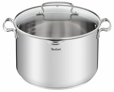 Tefal Набор посуды Duetto Plus, 10 предметов, нержавеющая сталь, стекло G719SA55 фото