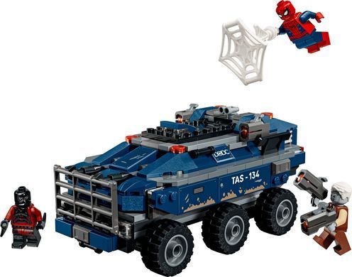 LEGO Конструктор LEGO Super Heroes Переслідування Людиною-Павуком машини для перевезення злочинців 76349 фото