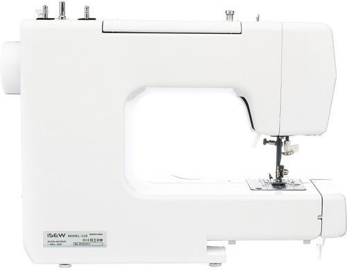 Janome Швейная машина iSEW C25, электромех., 62Вт, 25 шв.оп., петля полуавтомат, белый + розовый ISEW-C25 фото