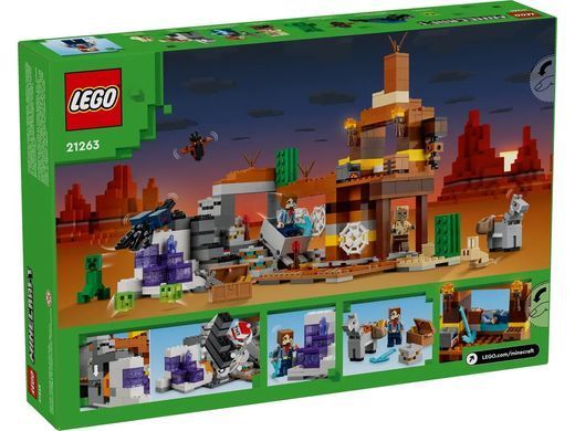 LEGO Конструктор Minecraft Покинута шахта у безплідних землях 21263 фото