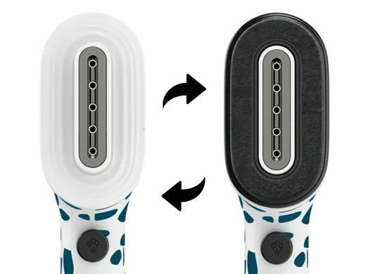 Tefal Відпарювач компактний Pure Pop Home & Travel, 1300Вт, 70мл, постійна пара - 20гр, біло-синій DT2040E1 фото