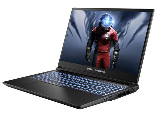Dream Machines Ноутбук RG5060-15 15.6FHD IPS, Intel i9-14900HX, 32GB, F1TB, NVD5060-8, DOS, чорний RG5060-15UA24 фото
