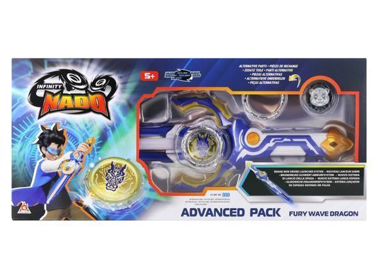 Infinity Nado Дзиґа VI серія Advanced Pack Fury Wave Dragon Лютий Дракон EU654131 фото