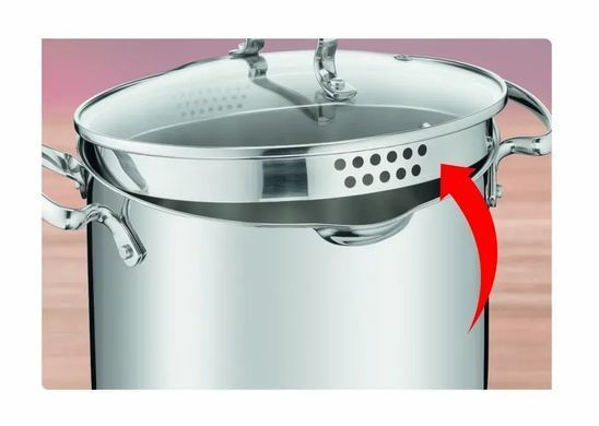 Tefal Набор посуды Duetto Plus, 10 предметов, нержавеющая сталь, стекло G719SA55 фото