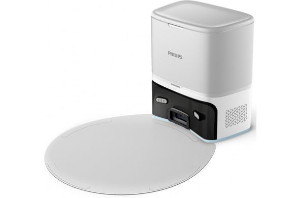 Philips Робот-пилосос Series 2000, h=40.3см, вологе прибирання, конт пил -0.25л, автон. робота до 130хв, НЕРА 11, білий XU2100/20 фото
