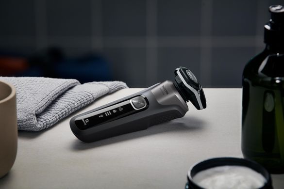 Philips Бритва електр. Series 5000 роторная, 9Вт, бритв.головок-3, Li-Ion, сух.+влажн., триммер, чехол, серый S5887/30 фото