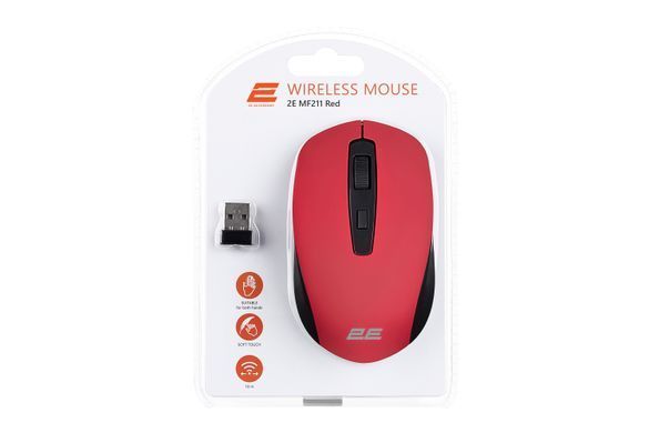2E Миша MF211 WL Red 2E-MF211WR фото