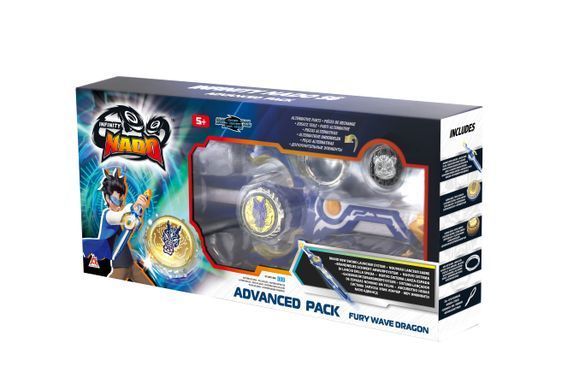 Infinity Nado Дзиґа VI серія Advanced Pack Fury Wave Dragon Лютий Дракон EU654131 фото