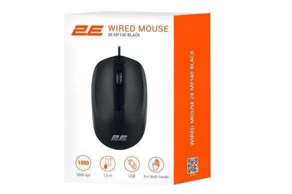 Миша 2E MF140 USB Black 2E-MF140UB фото