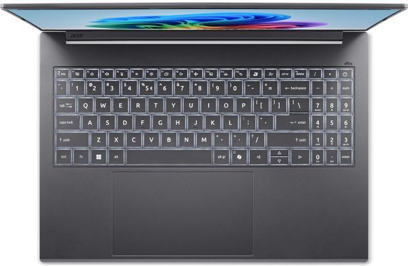 Ноутбук Acer Aspire 16 AI A16-I71M 16" WUXGA OLED, Intel U7-355, 16GB, F512GB, UMA, Win11, сірий NX.JY4EU.003 фото