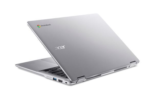 Acer Ноутбук Chromebook Spin CP314-2HN 14" WUXGA IPS Touch, Intel i3-N305, 8GB, F256GB, UMA, ChromeOS, серебристый NX.KYJEU.001 фото