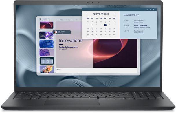 Dell Ноутбук Dell Pro 15 Essential 15.6" FHD AG, AMD R3-7320U, 8GB, F512GB, UMA, Win11, чорний PV15255MDO851UA_W11H фото
