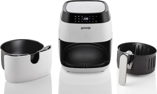 Gorenje Мультипеч 1400Вт, чаша-3.5л, сенсорне управл., 9 авто. программ, пластик, белый AF1409DW фото