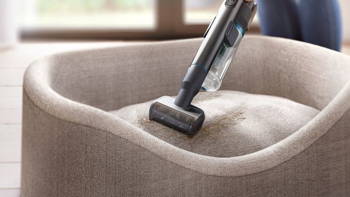 Philips Пылесос беспроводный Aqua Plus, влажная уборка, конт пыль -0.6л, автон. раб. до 80мин, вес-1.7кг, НЕРА, турборежим, синий XC8057/01 фото