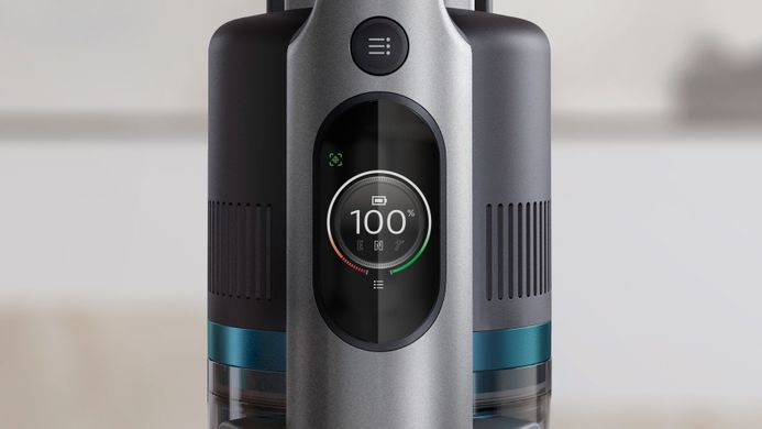 Philips Пылесос беспроводный Aqua Plus, влажная уборка, конт пыль -0.6л, автон. раб. до 80мин, вес-1.7кг, НЕРА, турборежим, синий XC8057/01 фото