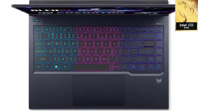 Acer Ноутбук Predator Helios Neo 14 PHN14-71 14.5" 2.8K OLED, Intel U9-285H, 32GB, F1TB, NVD5070-8, Lin, черный NH.QY3EU.004 фото