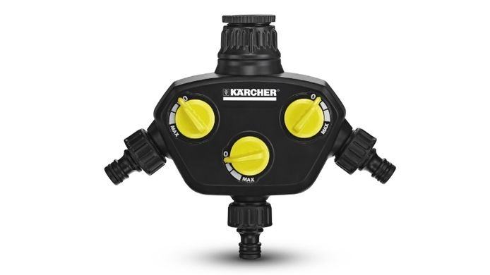 Распределитель для полива Karcher, 3/4", 1", разделитель трехканальный 2.645-200.0 фото
