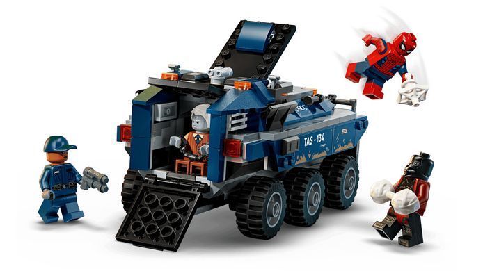 LEGO Конструктор LEGO Super Heroes Переслідування Людиною-Павуком машини для перевезення злочинців 76349 фото