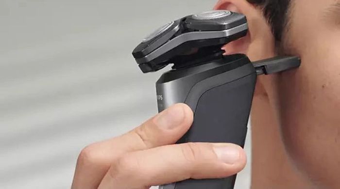 Philips Бритва електр. Series 5000 роторная, 9Вт, бритв.головок-3, Li-Ion, сух.+влажн., триммер, чехол, серый S5887/30 фото