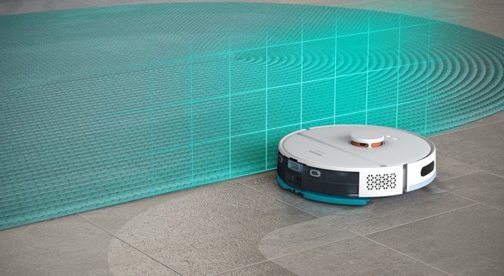 Philips Робот-пилосос Series 2000, h=40.3см, вологе прибирання, конт пил -0.25л, автон. робота до 130хв, НЕРА 11, білий XU2100/20 фото