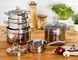 Tefal Набор посуды Duetto Plus, 10 предметов, нержавеющая сталь, стекло 15 - магазин Coolbaba Toys