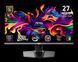 MSI Монітор MSI 26.5" MAG 272QP QD-OLED-X50 2xHDMI, DP, USB-C, Audio, QD-OLED, 2560x1440, 500Hz, 0.03ms, DCI-P3 99%, FreeSync, Pivot, HDR500 1 - магазин Coolbaba Toys