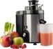 Gorenje Соковитискач відцентрований 400Вт, чаша-0.6л, жмих-1.6л, жолоб на ціле яблуко, пластик/метал, чорний 4 - магазин Coolbaba Toys