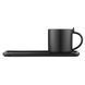 ARDESTO Set cup and saucer, 250ml, new bone china, black 5 - магазин Coolbaba Toys