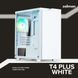 Zalman Корпус T4 Plus без БП, 2xUSB3.0, 1xUSB2.0, 1x120мм ARGB, VGA 3200мм, TG Side Panel, mATX, белый 2 - магазин Coolbaba Toys