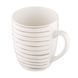ARDESTO Set of mug Ravenna, 4pcs, 360ml, porcelain, white-beige 13 - магазин Coolbaba Toys