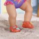 Обувь для куклы BABY BORN - САНДАЛИИ С ЗНАЧКАМИ (на 43 сm, красные) 3 - магазин Coolbaba Toys