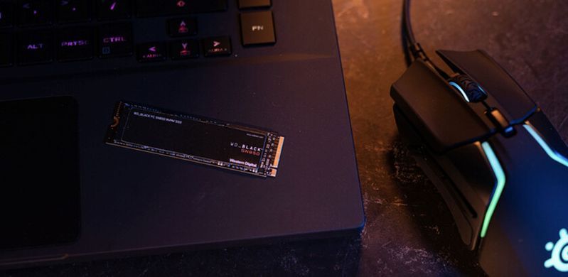 WD Накопичувач SSD M.2 1TB PCIe 4.0 Black SN850X WDS100T2X0E фото