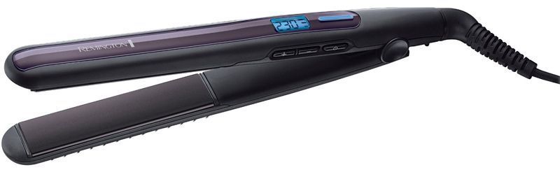 Remington Випрямляч Pro-Sleek & Curl, >300Вт, 150-230С, дисплей, кераміка, чорний S6505 фото
