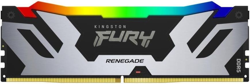 Kingston Пам'ять ПК Kingston DDR5 64GB KIT (32GBx2) 6400 FURY Renegade RGB XMP KF564C32RSAK2-64 фото